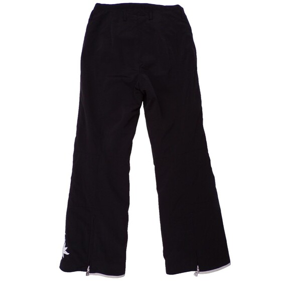 Bogner Black Floral Embroidered Ski Pants Size 6 - Picture 4 of 5